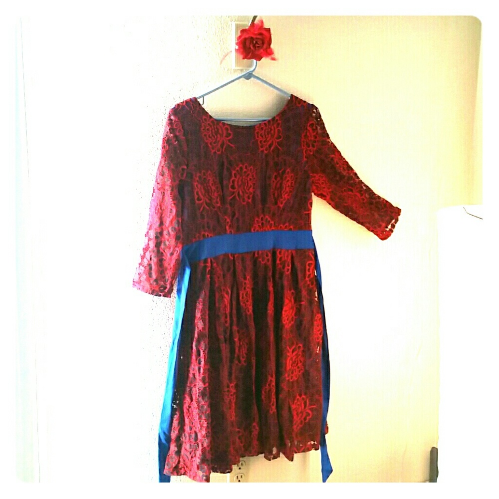 Red Lace Dress